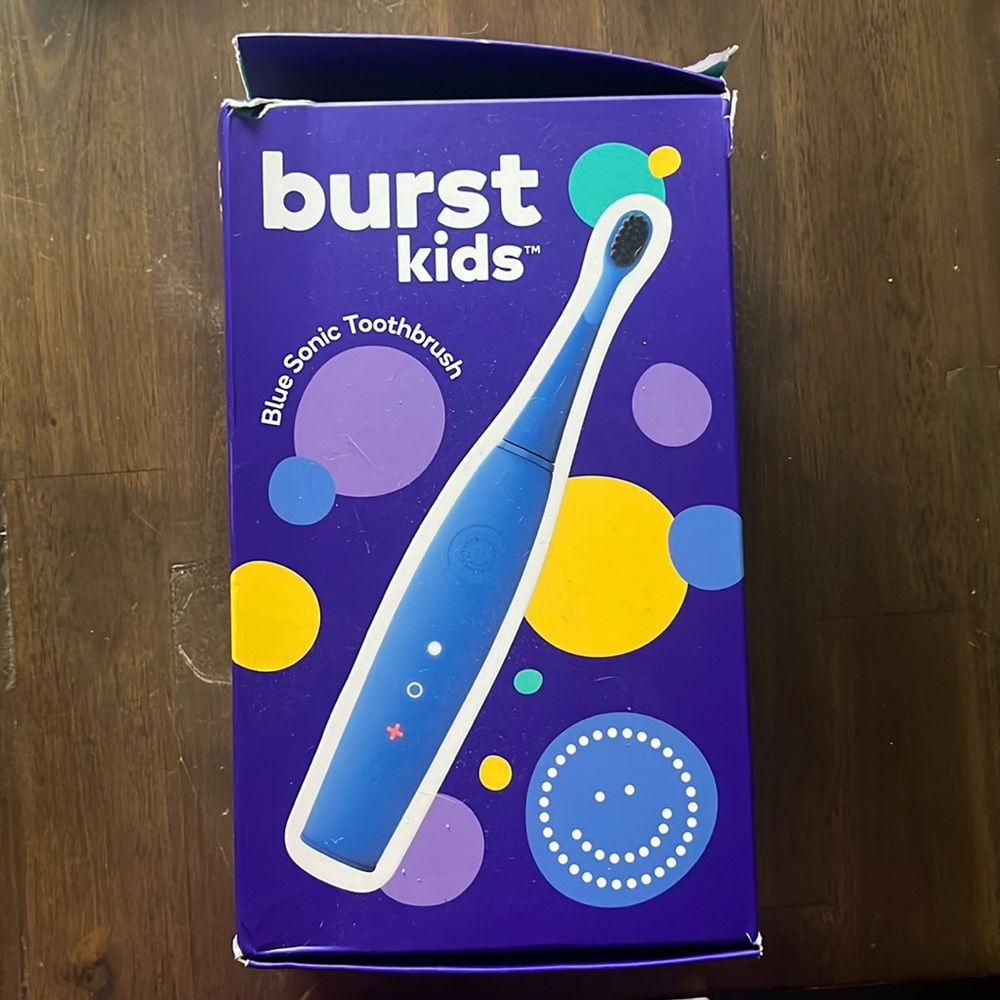 burst kids blue sonic toothbrush